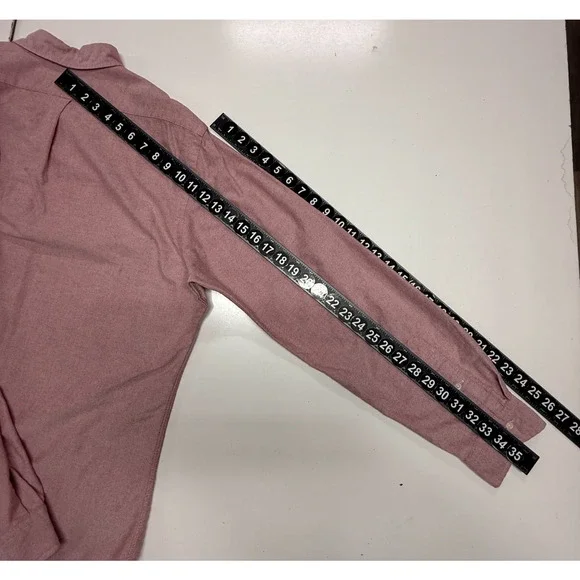 Ralph Lauren Shirt Mens XL Pink Oxford Flesh Pony‎ Custom Fit Long Sleeve Preppy - Picture 4 of 12